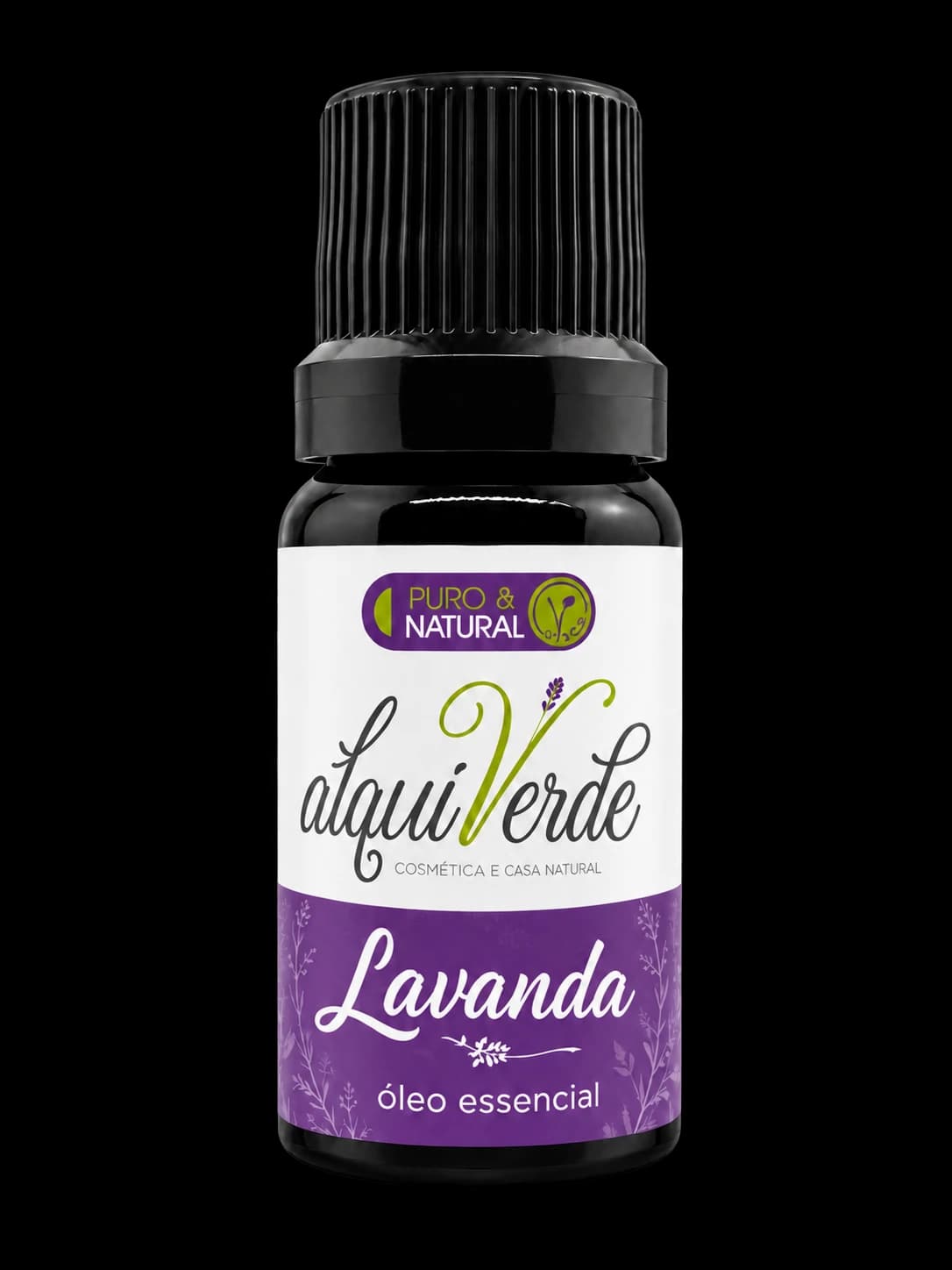 Frasco de óleo essencial de lavanda da Alquiverde